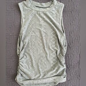 Light Green Sleeveless  Top